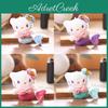 Niedlicher Hellokitty Plüsch Schlüsselanhänger mit Schwanz für Taschen und Geschenke