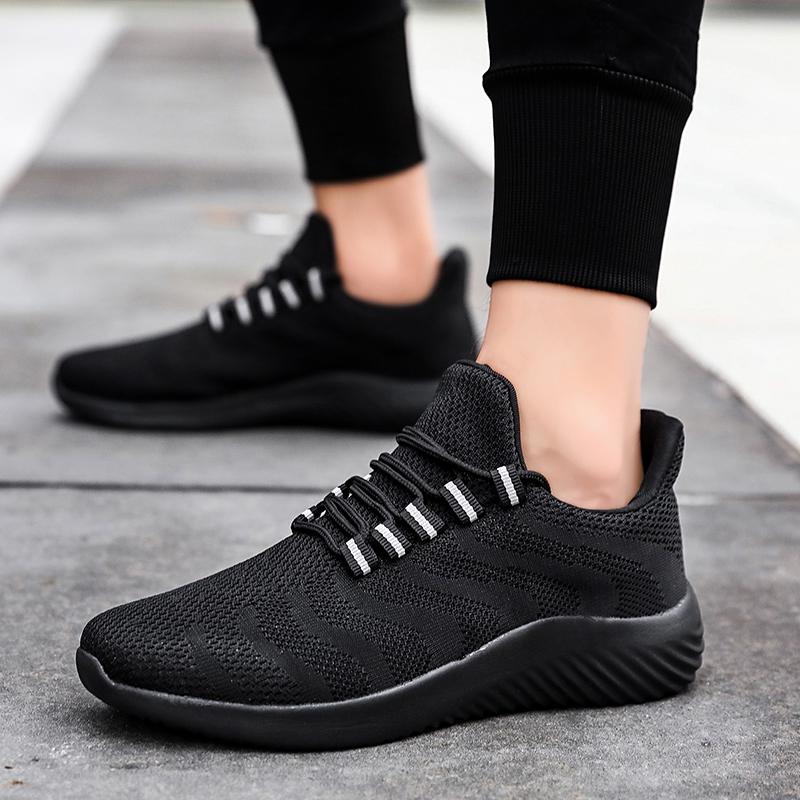 Light Men's Shoes Fashion Trend Korean Version Damping Running Sneaker Comfortable Outdoor Sports