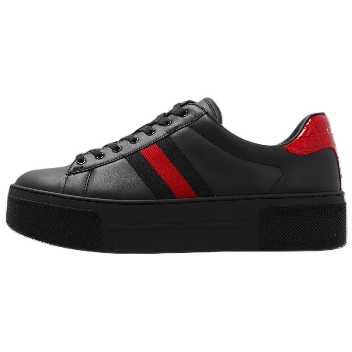 Gucci Wmns Ace Platform `Black Blue