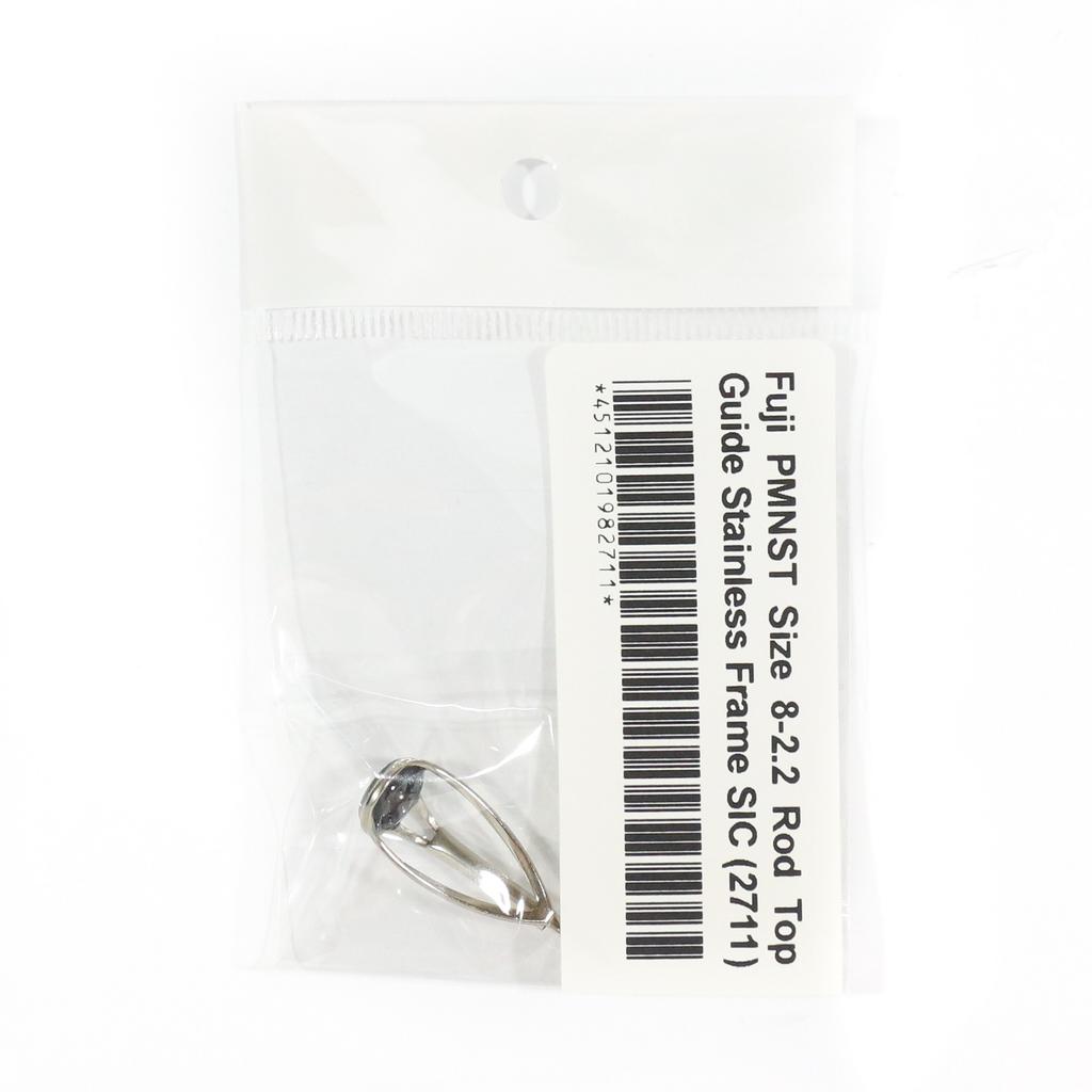 Fuji PMNST Size 8-2.2 Rod Top Guide Stainless Frame SIC X 1 (2711)