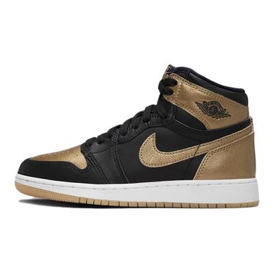 Air 1 Retro High OG GS Zwart Goud Kindersneakers Metallic-Goud Sail FD1437-071