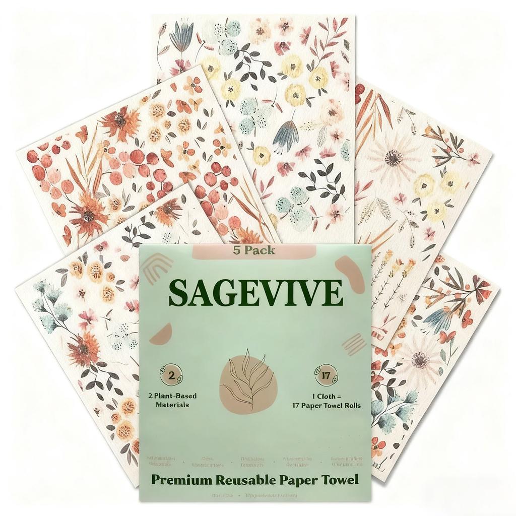 5 Pcs Kitchen Dish Cleaning Cloths, Reusable Wash Cloths, Absorbent & Quick Dry, Perfect For Daily Kitchen Cleaning Tasks