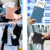 PU Leather Marble Grain PU Card Case Travel Accessories Passport Protective Cover Passport Holder