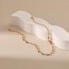 Women 18k Gold Plated Dripping Oil Colored Eye Round Bead Foot Anklet