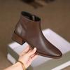 Fashion Women Ankle Boots Thick Heels Short Boot Fashion Winter Shoes Women Ins Autumn Daily Office Lady Footwear Size 35-40