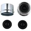 2Pcs 1.98 Inch Trailer Axle Dust Cap Cup Grease Cover Hub with Extra 2 Rubber Plugs, Compatible with Dexter EZ Lube Trailer Axles for Most 2000 to
