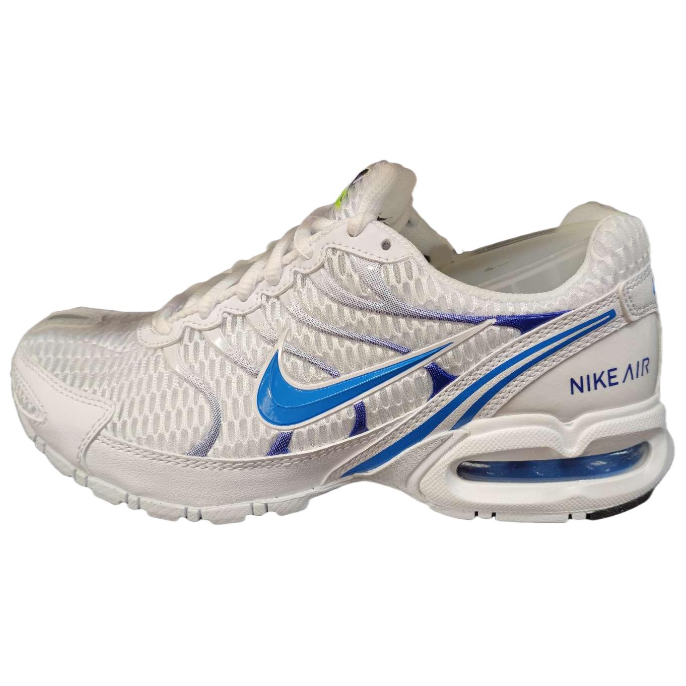 

Nike Air Max Torch 4 Shock Absorbers Slip Resistant Low top Casual Running Shoes Women s White Blue Sneakers Casual Shoes 343851-104 36.5
