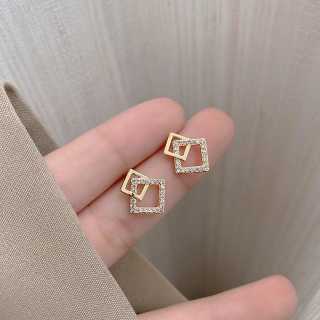 S925 Silver Needle Pearl Stud Earrings for Women