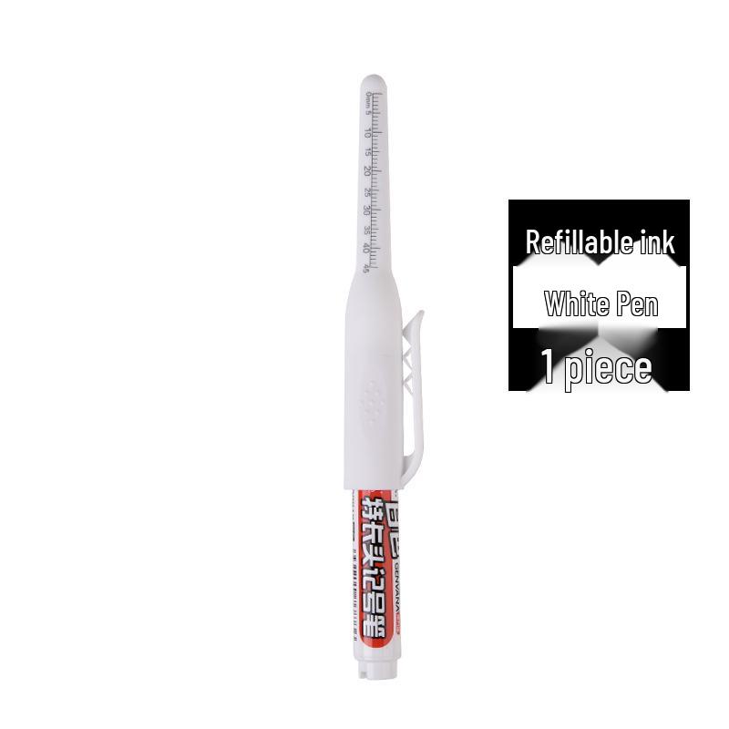 

Многоразовый водостойкий маркер Jin Wannian с длинным наконечником 45 мм для строительства, деревообработки, стекла и рисунков на масляной основе