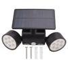 Outdoor 30 LED Solar Motion Sensor Light Double Head Solar Lamp Landscape Light for Patio Deck Yard Garden Driveway
