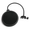 Microphone Filter Dual Layered Shield with Flexible 360°Gooseneck Clip Stabilization Arm