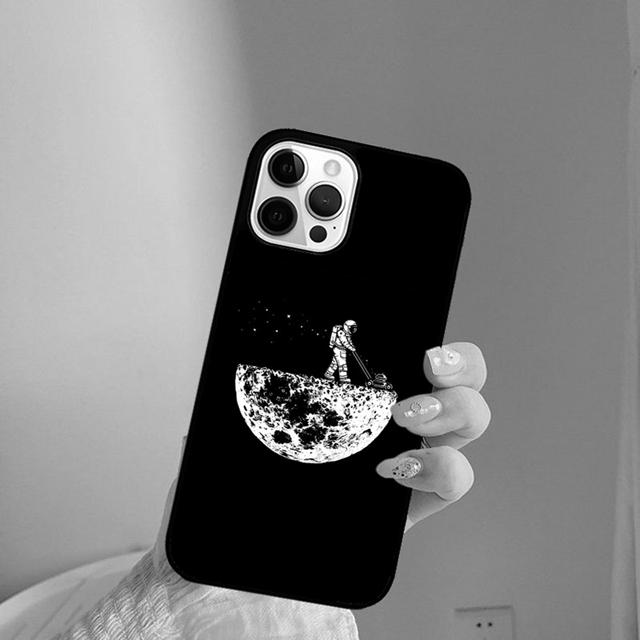 Astronaut Stars Constellation Phone Case Back Cover for iPhone 17 Air 16 15 14 13 11 12 Pro Max PlusS Shell Coque