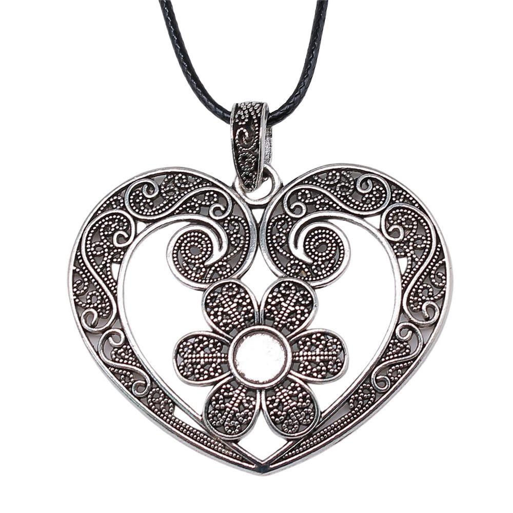 Love Heart Angel Peace Dove Pendant Antique Bronze Metal Bridesmaid Choker Necklace New Arrival Gift