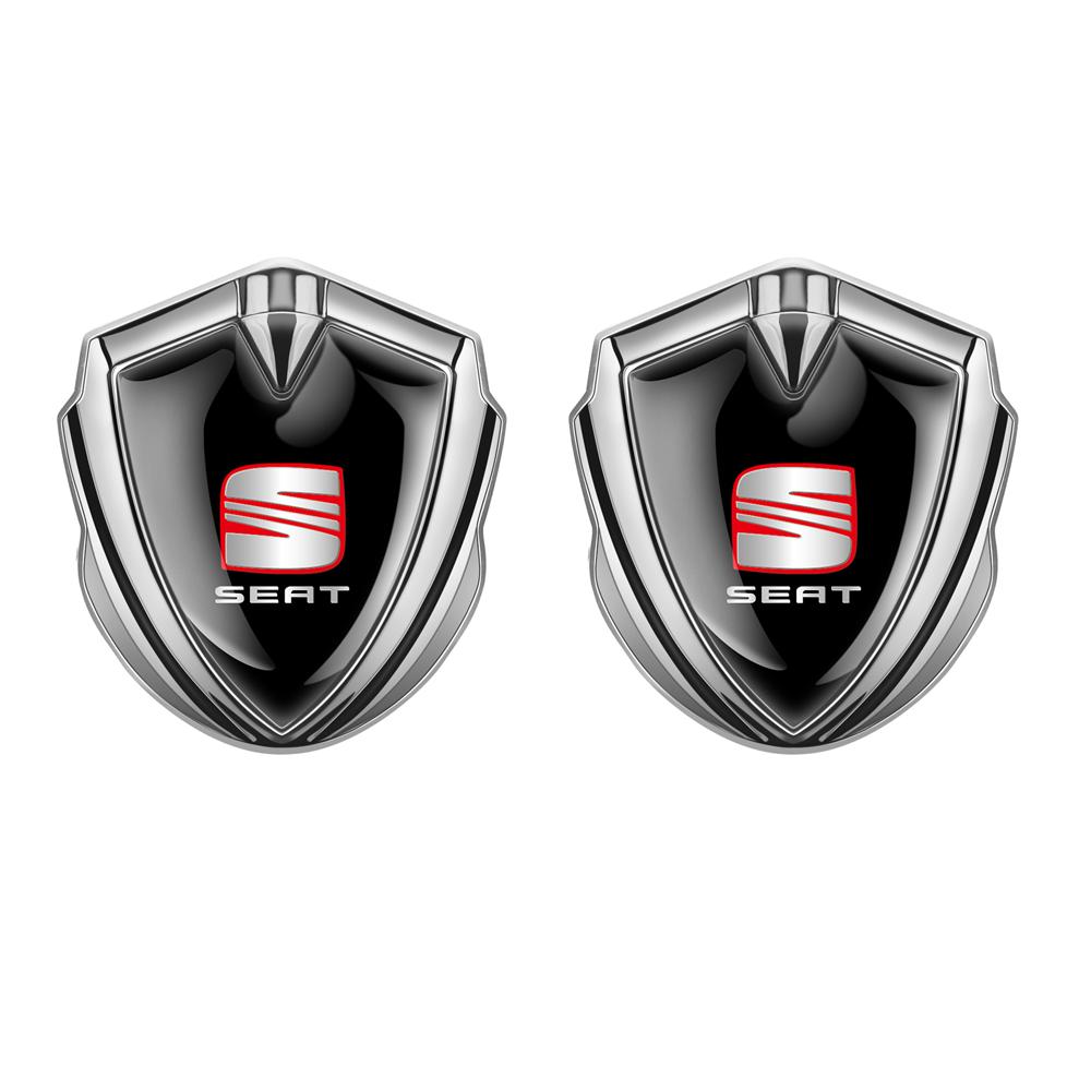 Ydsh2 1/2PCs Car Metal Emblem Side Body Fender Tail Trunk Sticker For Seat Cupra FR Leon Lbiza 6l Ateca E-Racer Formentor Cordoba Exeo