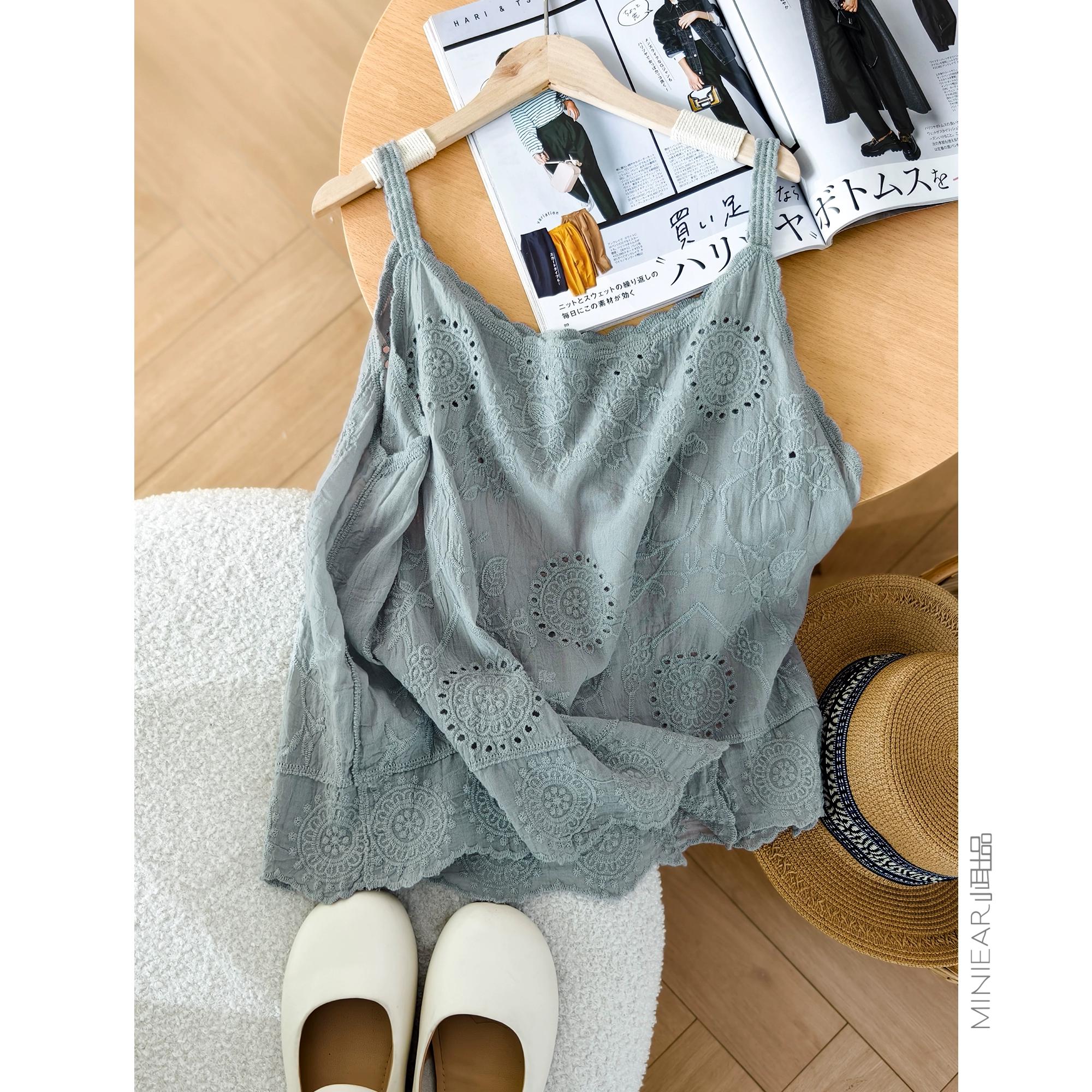 

Dimanaf 2025 Новый Летний Жилет Футболка Женская Базовая Кружевная Без рукавов Ажурная Стильная Майка Свободная One Size