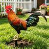 Realistic Acrylic Animal Yard Stake, 2D Flat Chicken Goose Bird Bunny Garden Sign for Pathway, Patio, Lawn Outdoor