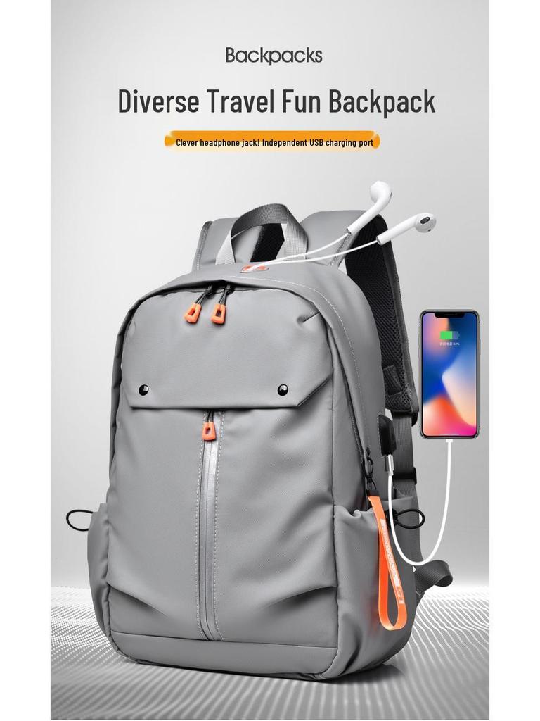 Men's High-End Fashion Waterproof Travel and Business Laptop Backpack