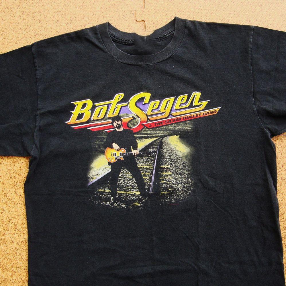 

Bob Seger Silver Bullet Band T Shirt Tee men Uniex Size S M L 234XL GS043 Unisex T-Shirt M
