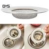 Stainless Steel Mesh Sink Strainer Trap Bath Hair Drain Hole Metal Flume Filter