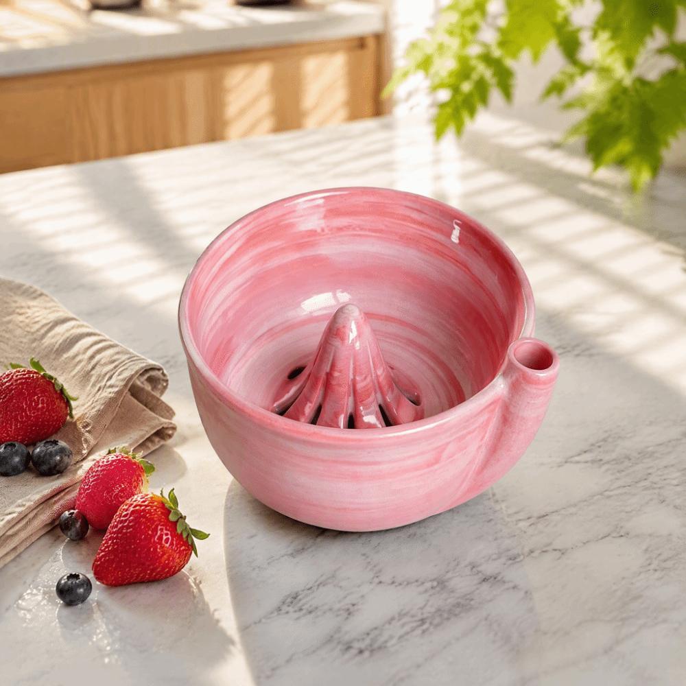Ceramic Berry Colander Bowl Exquisite Ceramic Washing Strainer  Small Produce