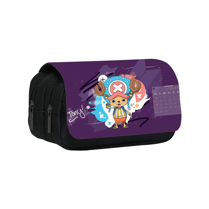 One Piece Student Double Layer Pen Case With Large Capacity For School Organization