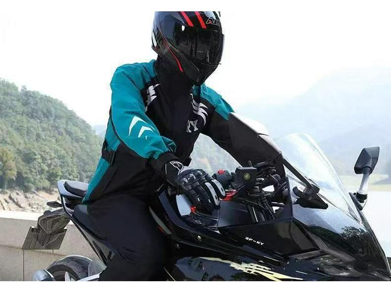 Men's Stormproof Split Motorcycle Rain Suit for Riders