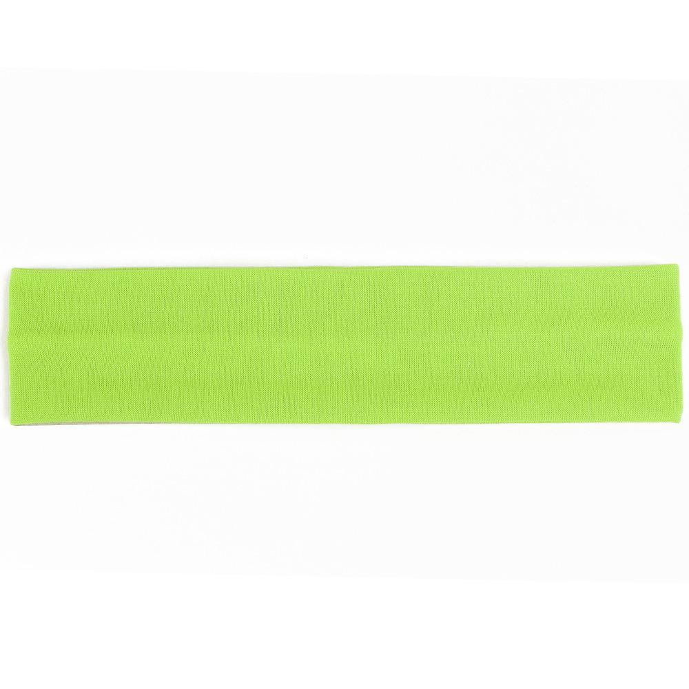 Popular Solid Color High-Elastic Sports Headband for Yoga, Fitness, Running, and Sweat Absorption