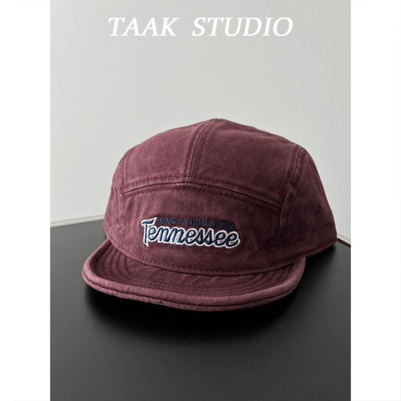 Baseball Cap Trendy Baseball Cap American Retro Ripped Baseball Cap Women Spring And Summer Washing