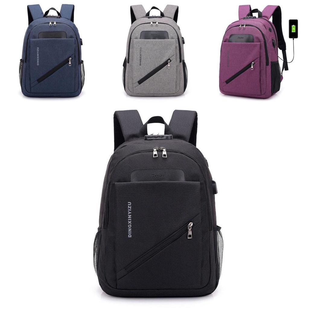 Stylish 15.6 Inch Laptop Backpack In Premium Polyester With Usb Charging Feature