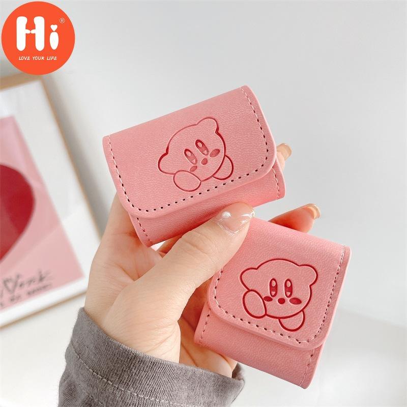 

Кожаный чехол Hi Star Kirby для Apple AirPods Pro Apple Bluetooth, чехол для беспроводной гарнитуры с рисунком