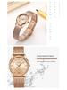 WWOOR Women's Mesh Band Quartz Waterproof Watch
