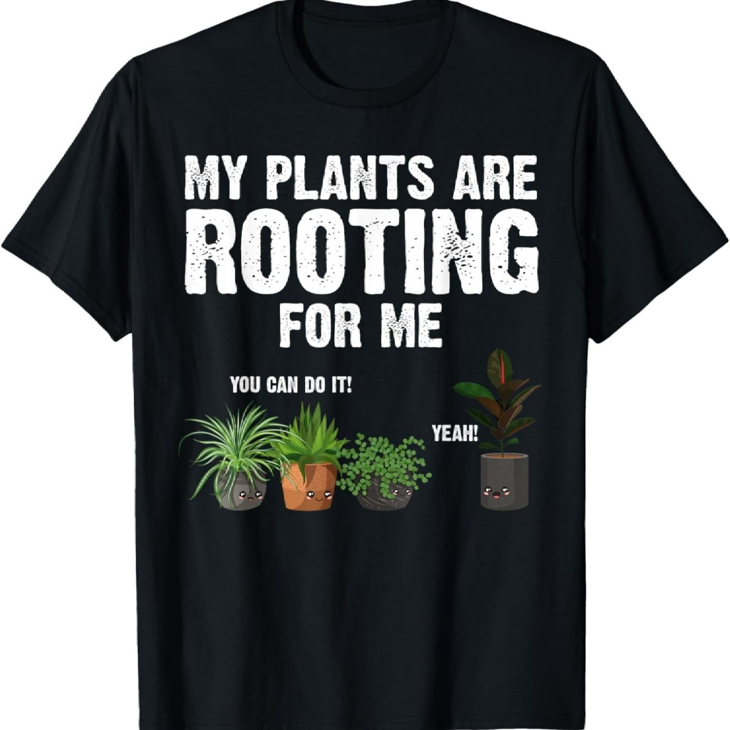 Funny Gardening Design For Men Women Gardener Plant Lover T-Shirt S