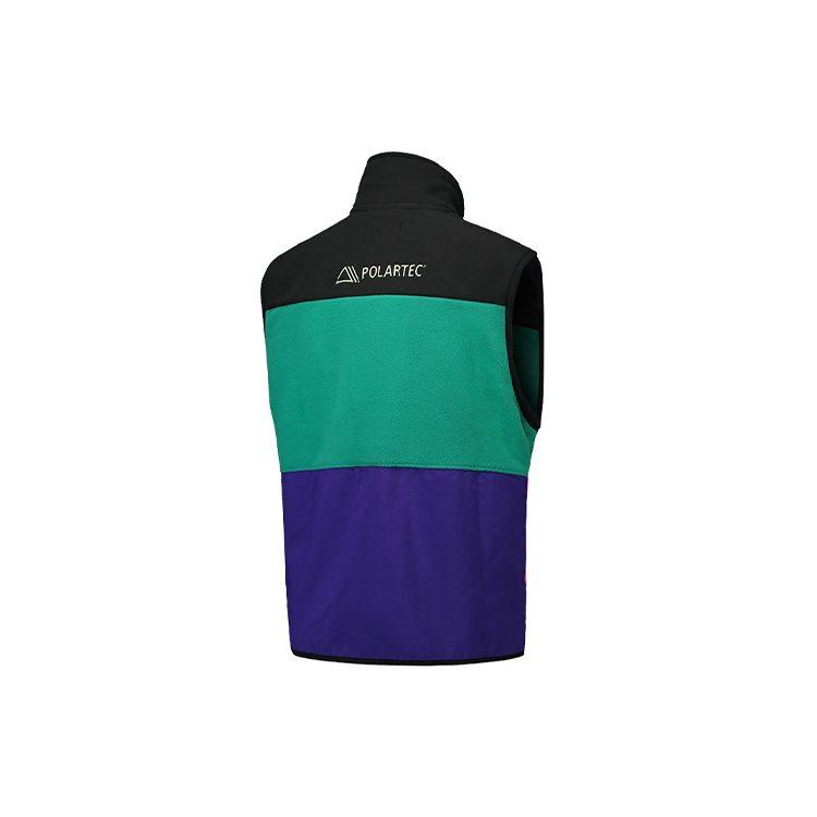 Jordan Vests Men's Black, Green & Purple Multicolor Stand Collar Moderate Urban Techwear CW5985-010