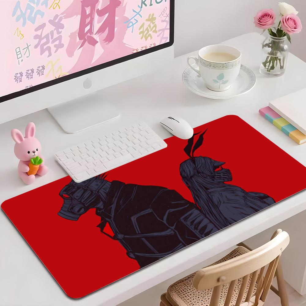 Tapis de Souris Anime Doroderodo Plusieurs Tailles Carré Large Tapis de Bureau Ordinateur Jeu Table Caoutchouc Antidérapant Tapis de Souris