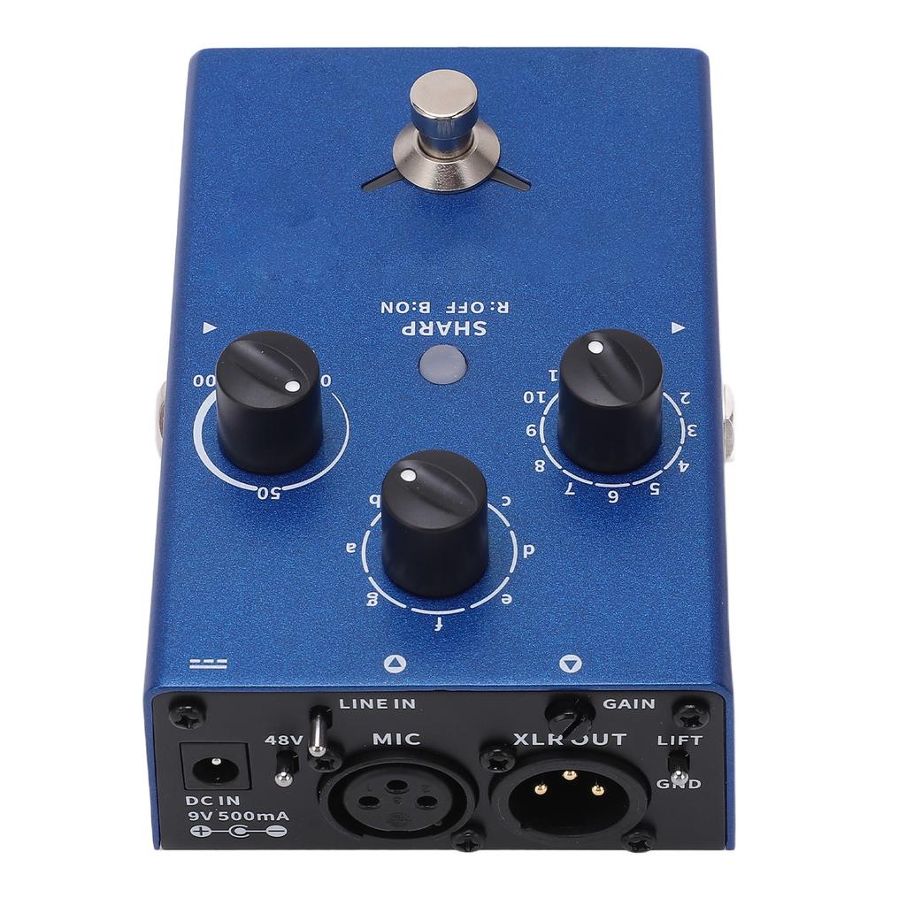 Guitar Effect Pedal Metal Blue Single Voice Changer Effects Pedal