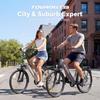 Touroll J2 ST Tiefeinstieg Elektrofahrrad – 45Nm Motor, 100km Reichweite, Komfort-Erster Stadtradfahrer