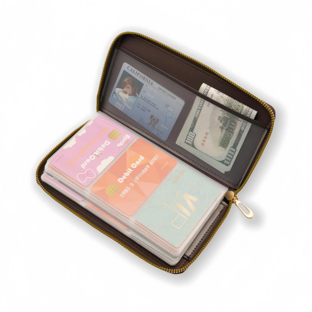 Multifunctional Passbook & Card Organizer with Coin Holder