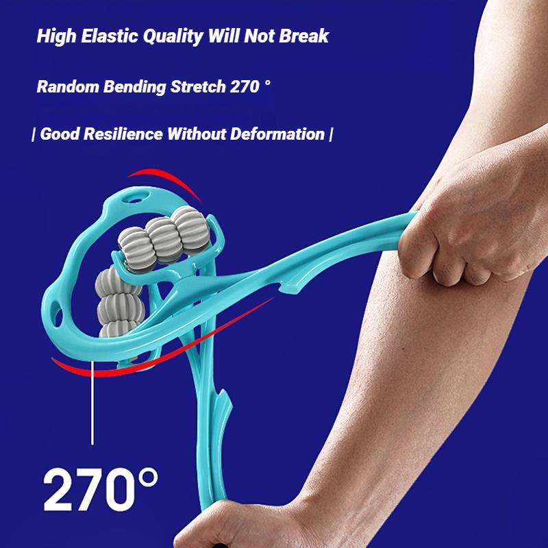Hand Held Cervical Spine Massager Neck and Shoulder Pain Relief Kneading Clamping Device for Home Relaxation