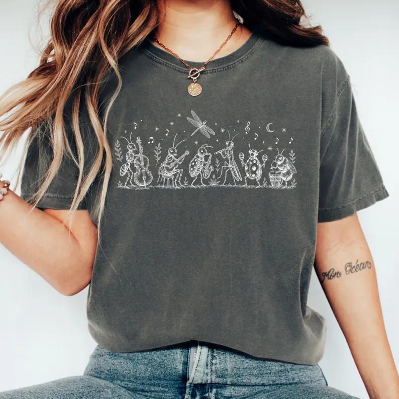 NK Divide Shirt, Vintage Insect Music Tee, The Last Of The Bugs