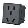 10A Dual Type AC Power Socket Module with Protective Door - New National Standard