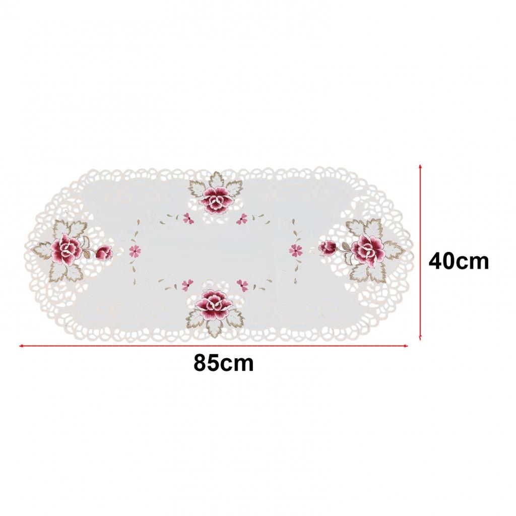 Tablecloth 40x85cm Satin Fabric Table Runners White