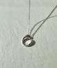 Baradu [Baradu 925] Round Melting Pendant Necklace