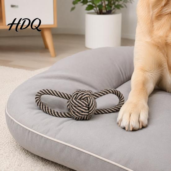 Tug of War Dog Toy Cotton Rope Toy Flying Disc Interactive Fetch