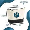 Sac de plage - PLANETEE - Duo cabas jute + trousse noire «Escrime J'peux pas» - Coton FR - Grand volume - Anses résistantes