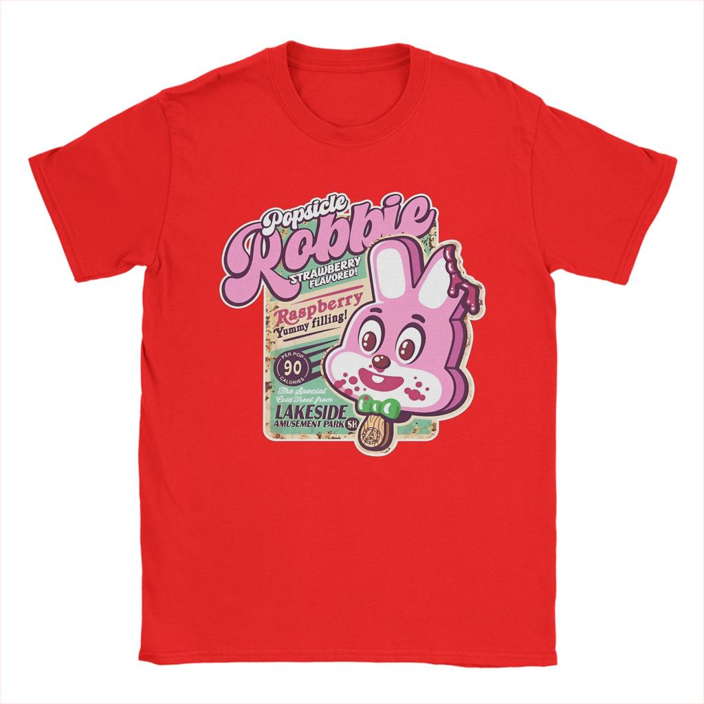 Men Silent Hill Popsicle Robbie T Shirts Pure Cotton Clothing Novelty Short Sleeve Crewneck Tees Plus Size TShirt