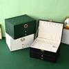 Elegant Jewelry Holder Spacious Multi Tiered Necklace and Earring Organizer with Compartments Jewellery Stoarge Box