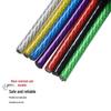 Adjustable Steel Wire Rope with Plastic Coating - Light & Picture Hanging System with Lock Buckle