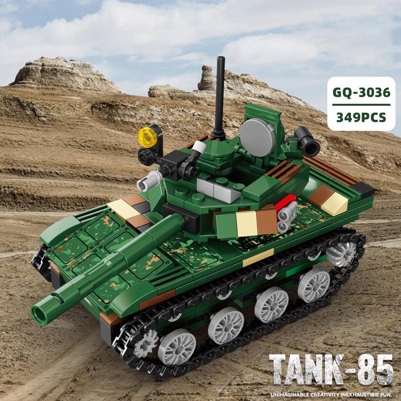 Militärspielzeug Simulationsmodell Panzer Bausteine Set WW2 Armee Fahrzeuge Bausteine Spielzeug für Jungen Weihnachtsgeschenke