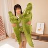 New 1pc Lifelike Crocodile Stuffed Animal Real Life Alligator Plush Toy Simulation Dolls Kawaii Cartoon Pillow for Children Kid