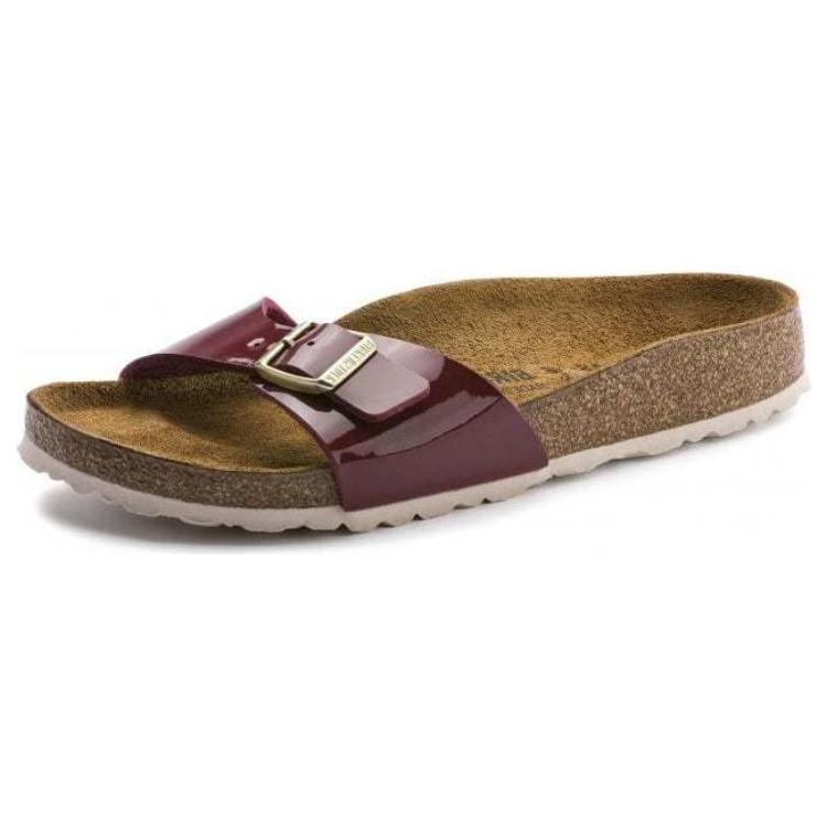 Birkenstock Comfortable Round Toe Slide Slippers Women s Russet 1013082 37